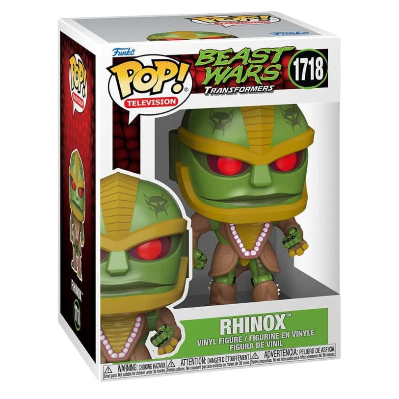 FUNKO POP! TELEVISION TRANSFORMERS BEAST WARS RHINOX no1718