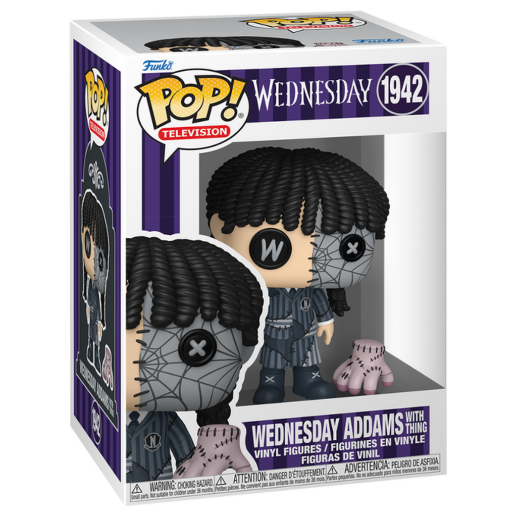 FUNKO POP! TELEVISION WEDNESDAY PATCHWORK WEDNESDAY WITH THING no1942
