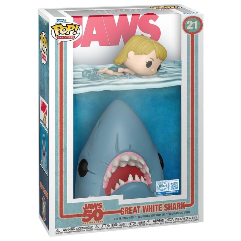 FUNKO POP! VHS COVERS JAWS 50 ANNIVERSARY GREAT WHITE SHARK FUNKO SPECIAL EDITION no21