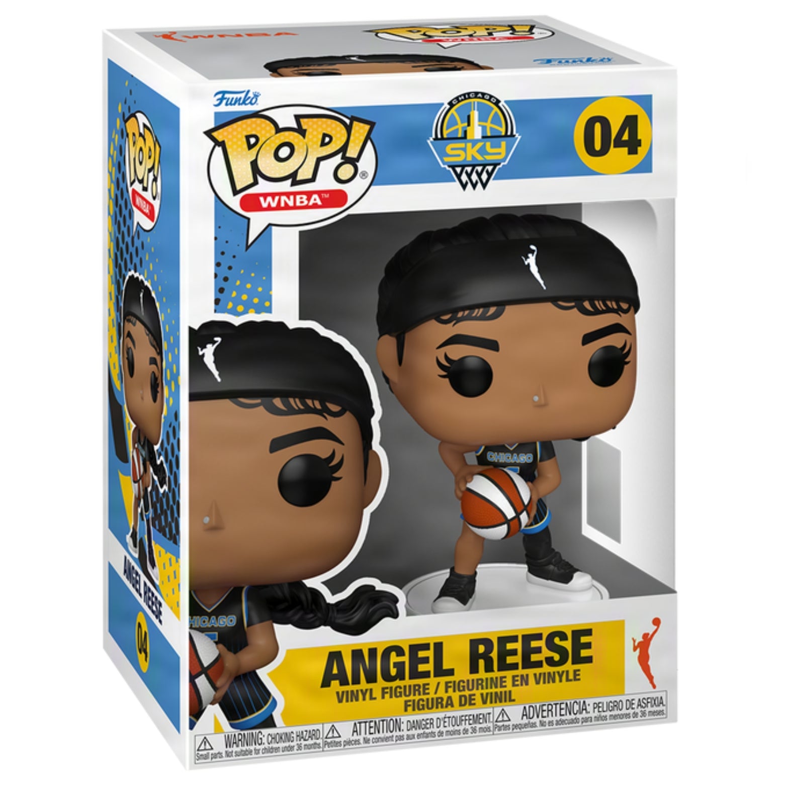 FUNKO POP! WNBA BASKETBALL CHICAGO SKY ANGEL REESE no04