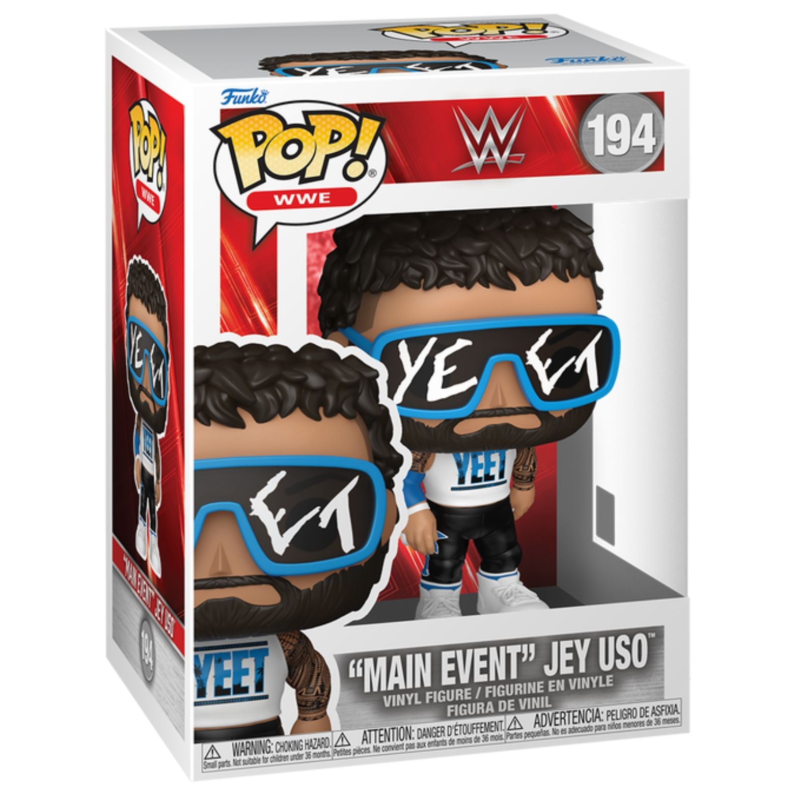 FUNKO POP! WWE MAIN EVENT JEY USO no194