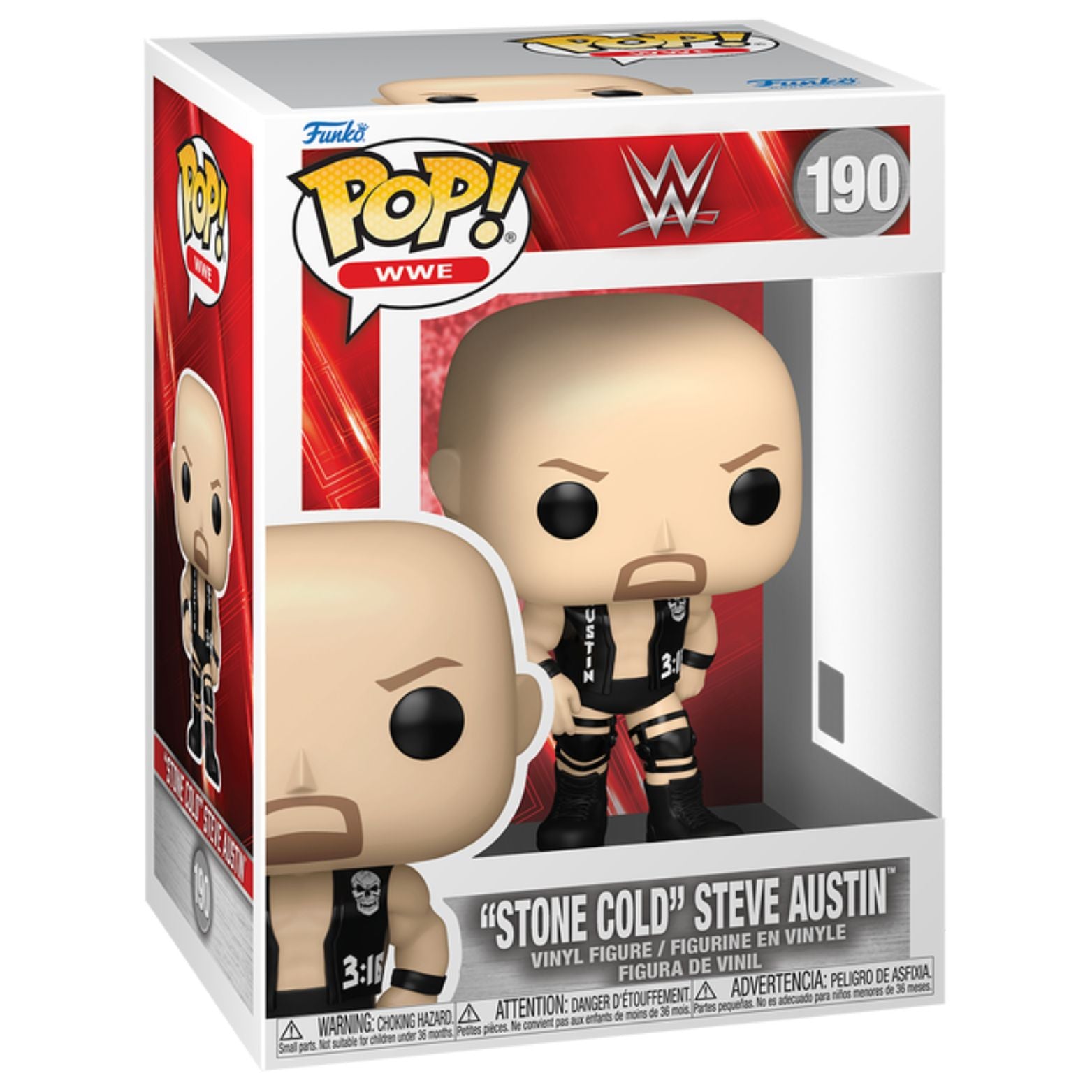 FUNKO POP! WWE STONE COLD STEVE AUSTIN no190
