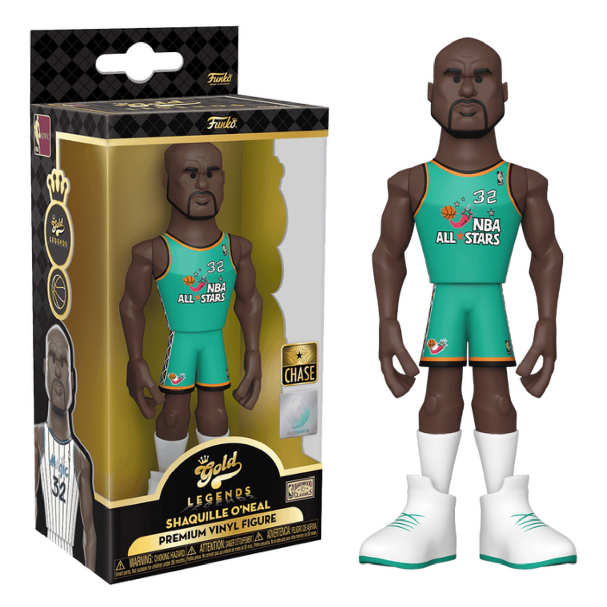 FUNKO VINYL GOLD FIGURE SHAQUILLE O'NEAL CHASE