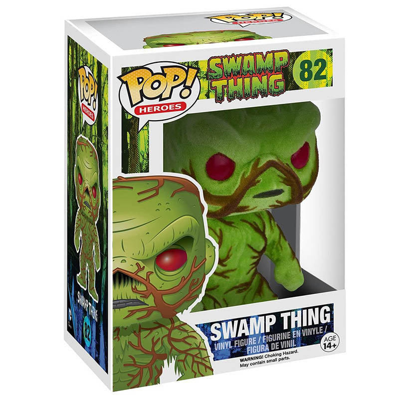 FUNKO POP! HEROES DC COMICS SWAMP THING FLOCKED EXCLUSIVE no82