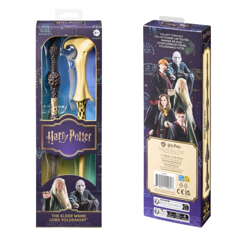 HARRY POTTER ROLE PLAY WAND TWIN PACK THE ELDER WAND & LORD VOLDEMORT