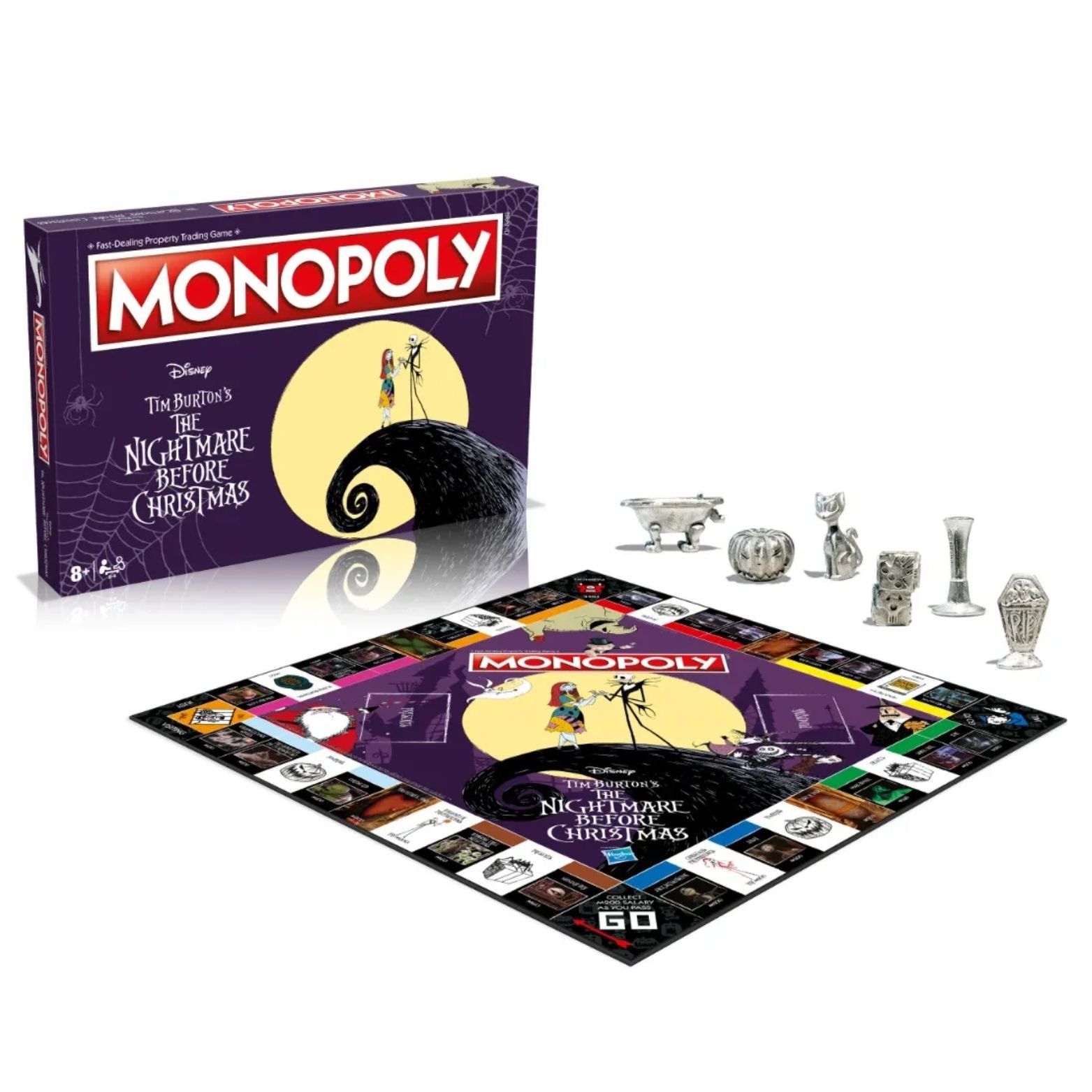 MONOPOL DISNEY THE NIGHTMARE BEFORE CHRISTMAS (ENGELSK VERSION)