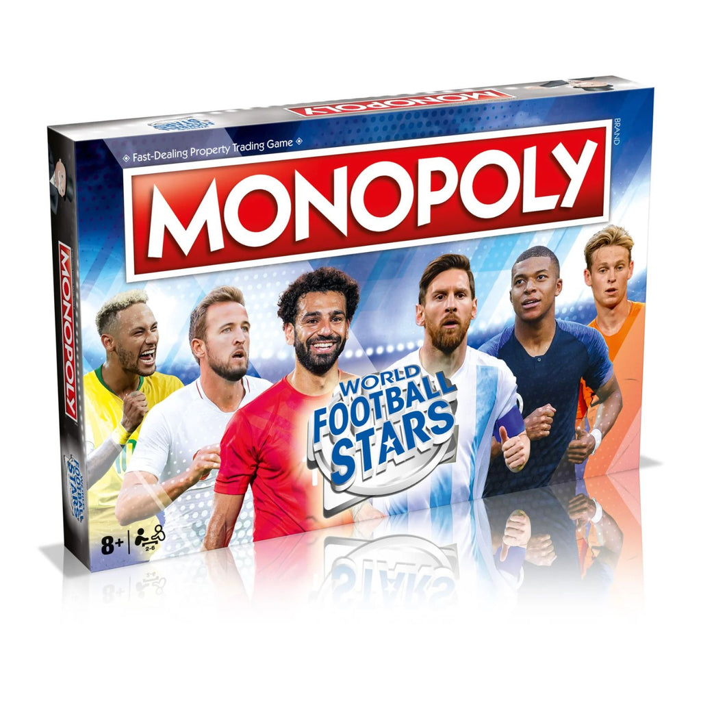MONOPOL WORLD FOOTBALL STARS (ENGELSK VERSION)