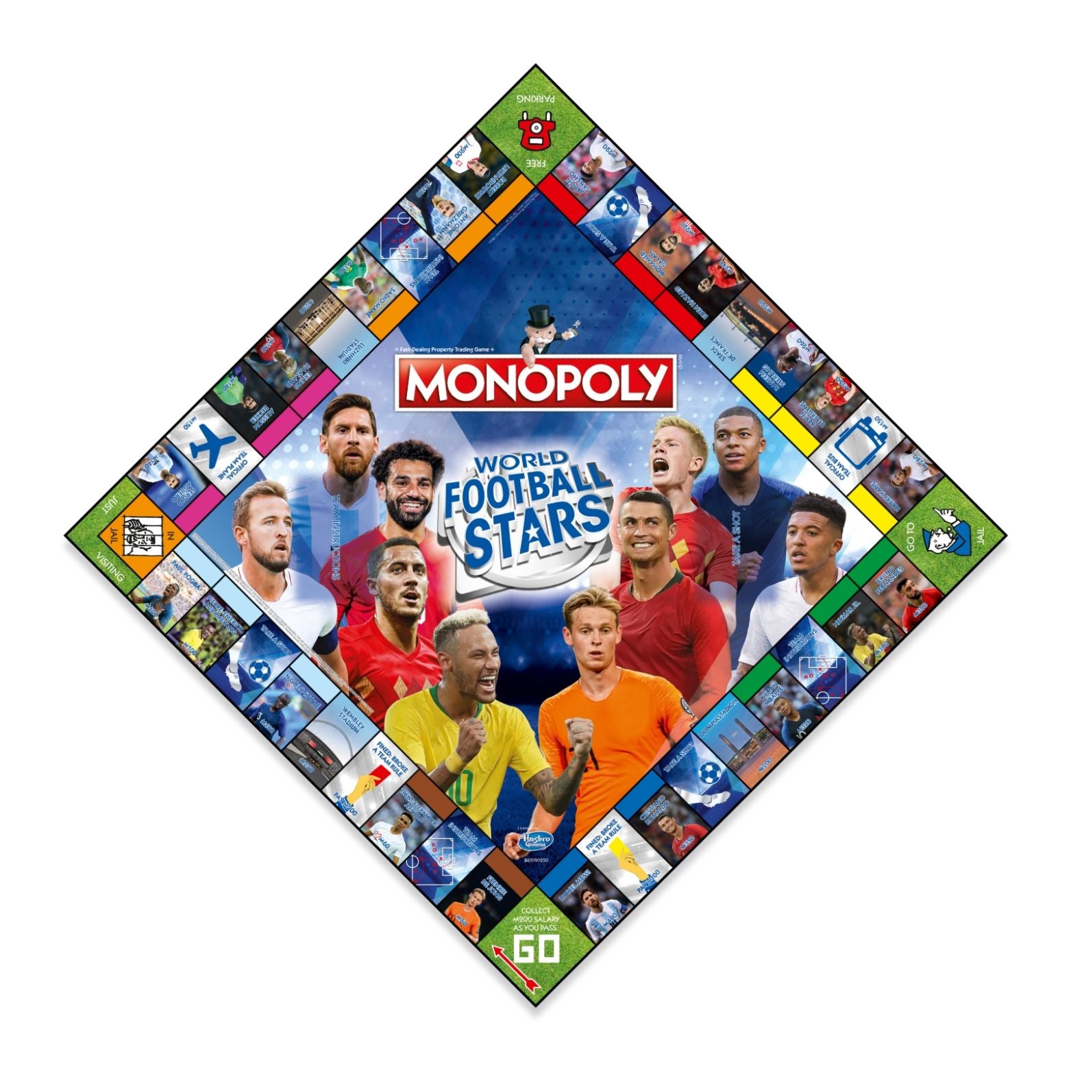 MONOPOL WORLD FOOTBALL STARS (ENGELSK VERSION)