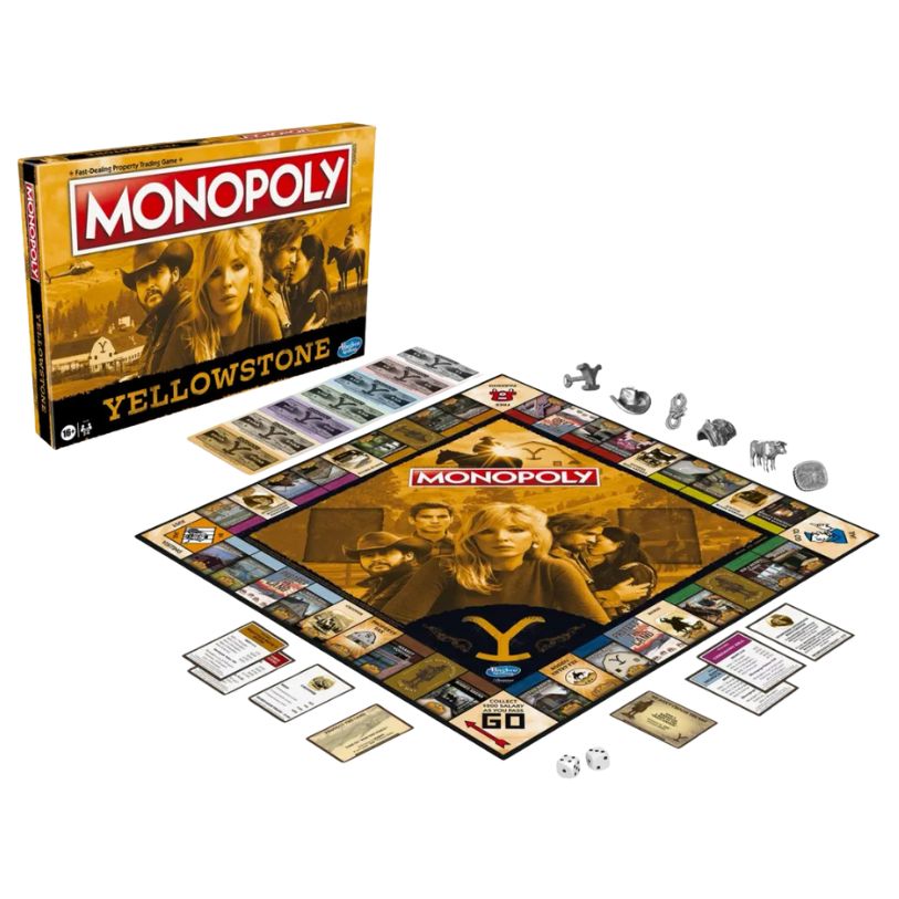 MONOPOL YELLOWSTONE (ENGELSK VERSION)