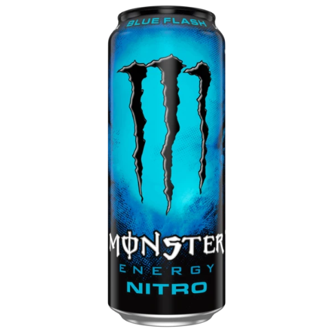 MONSTER ENERGY NITRO BLUE FLASH 500ml