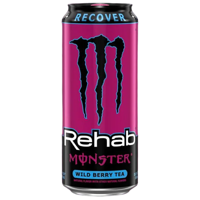 MONSTER ENERGY REHAB WILD BERRY TEA 458ml