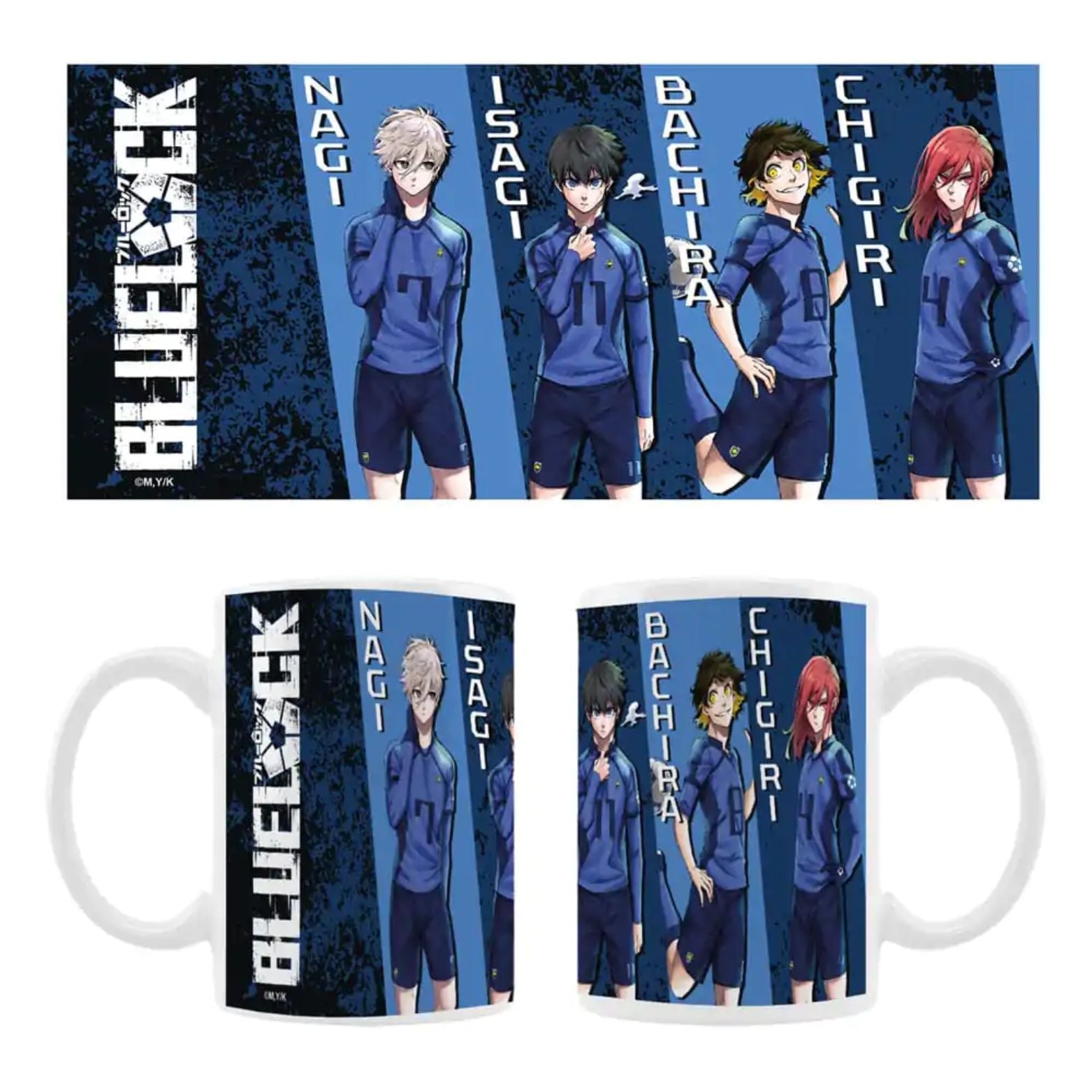 MUG BLUELOCK NAGI, ISAGI, BACHIRA & CHIGIRI