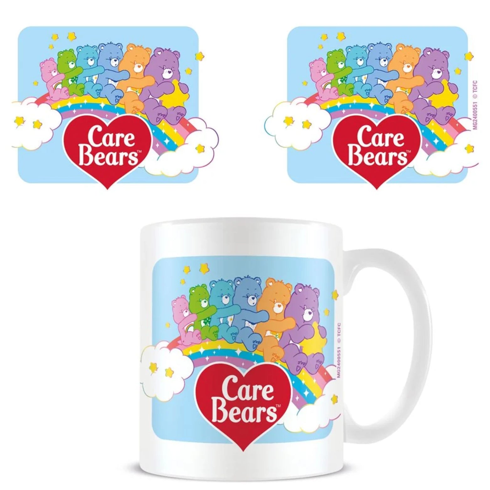 MUG CARE BEARS WE LOVE RAINBOWS