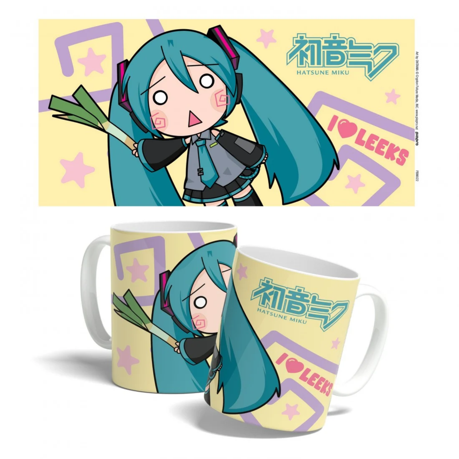 MUG HATSUNE MIKU CHIBI LEEK GIRL