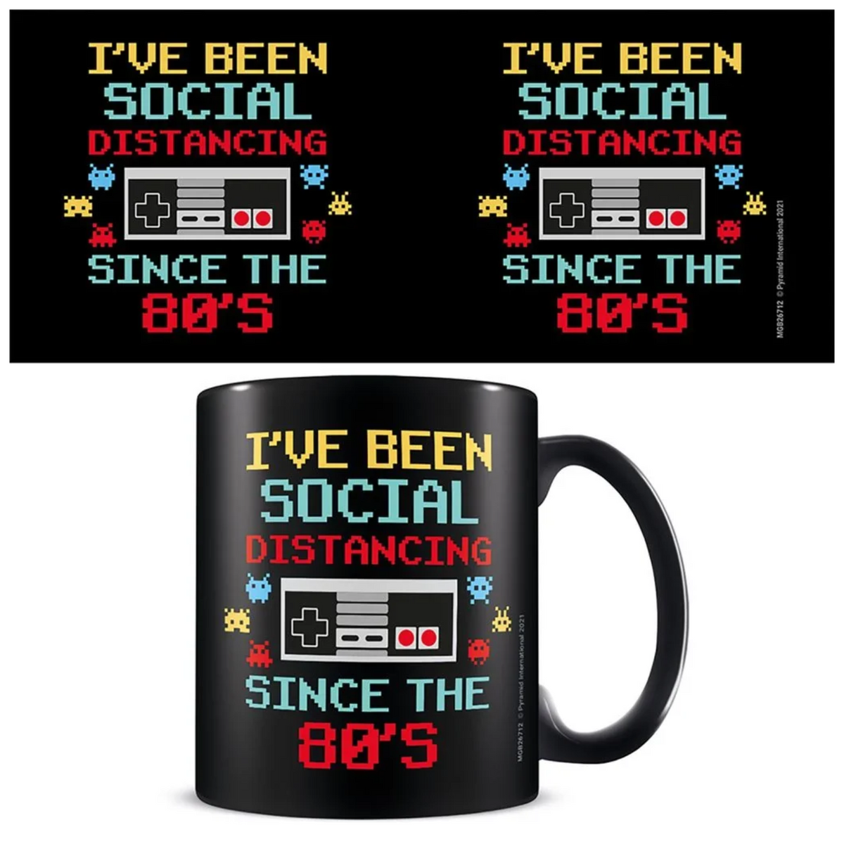 MUG I'VE BEEN SOCIAL DISTANCING SINCE THE 80'S