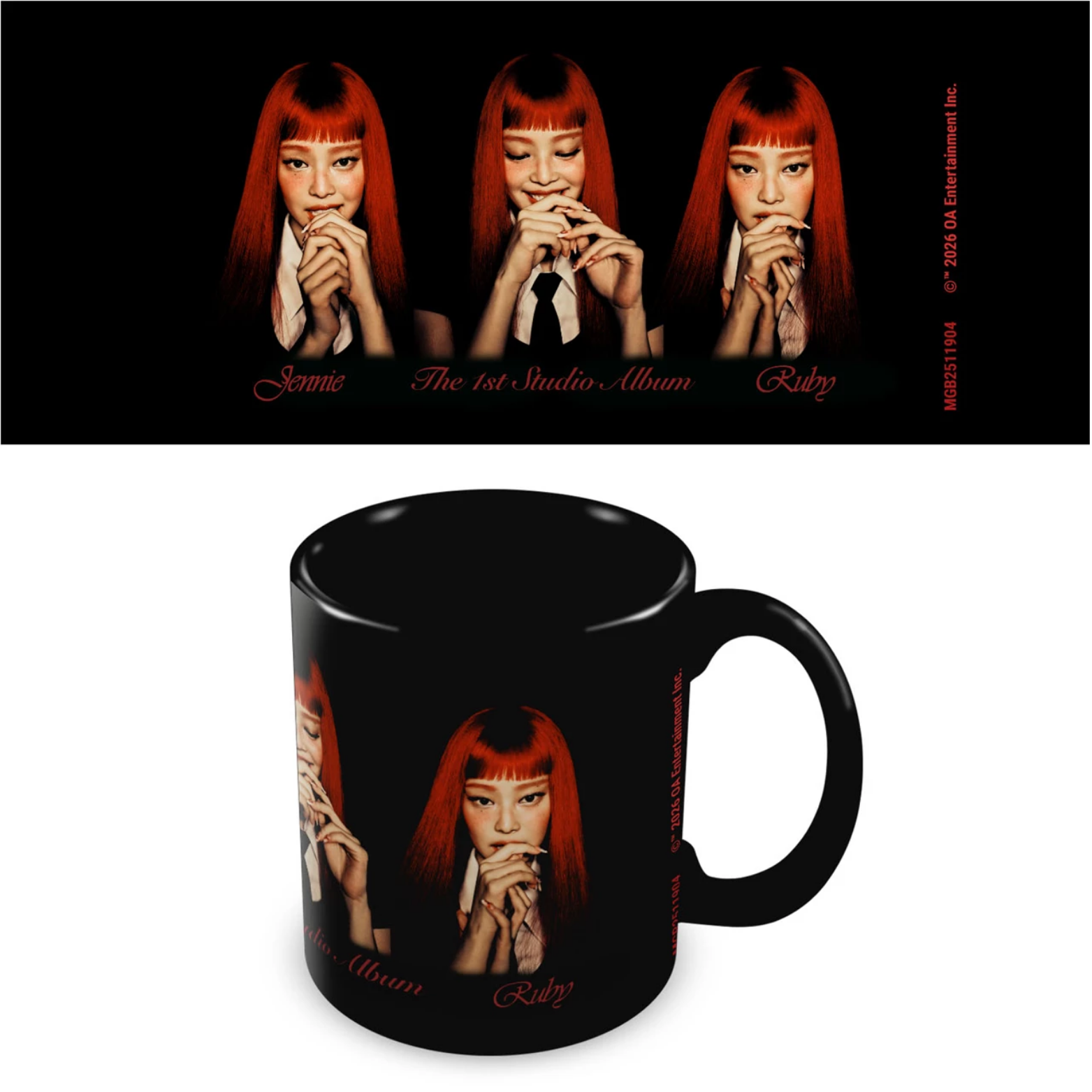 MUG JENNIE THREE POSE
