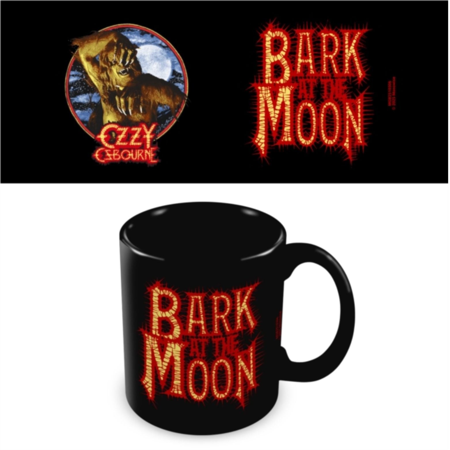 MUG OZZY OSBOURNE BARK AT THE MOON
