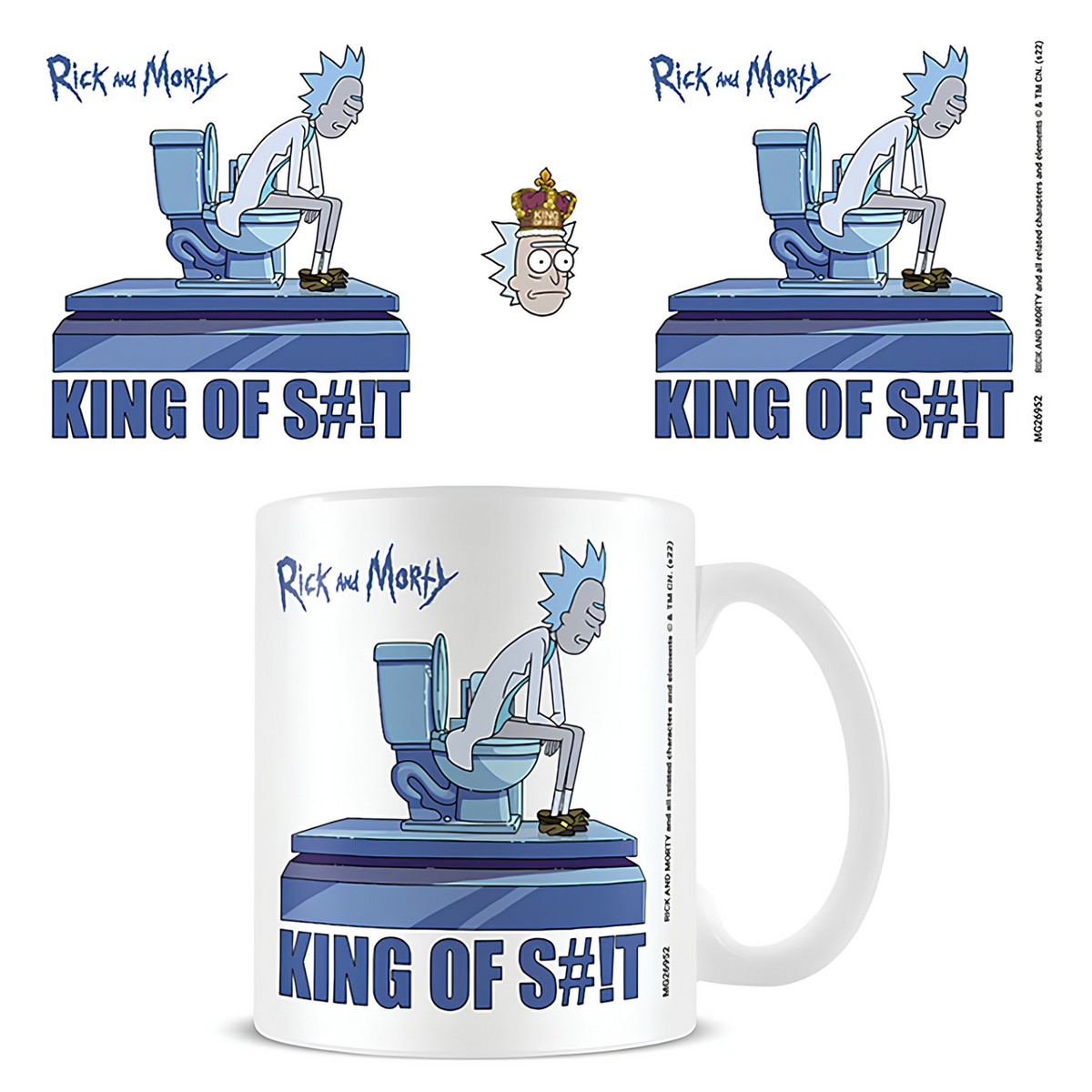 MUG RICK AND MORTY KING OF SHIT