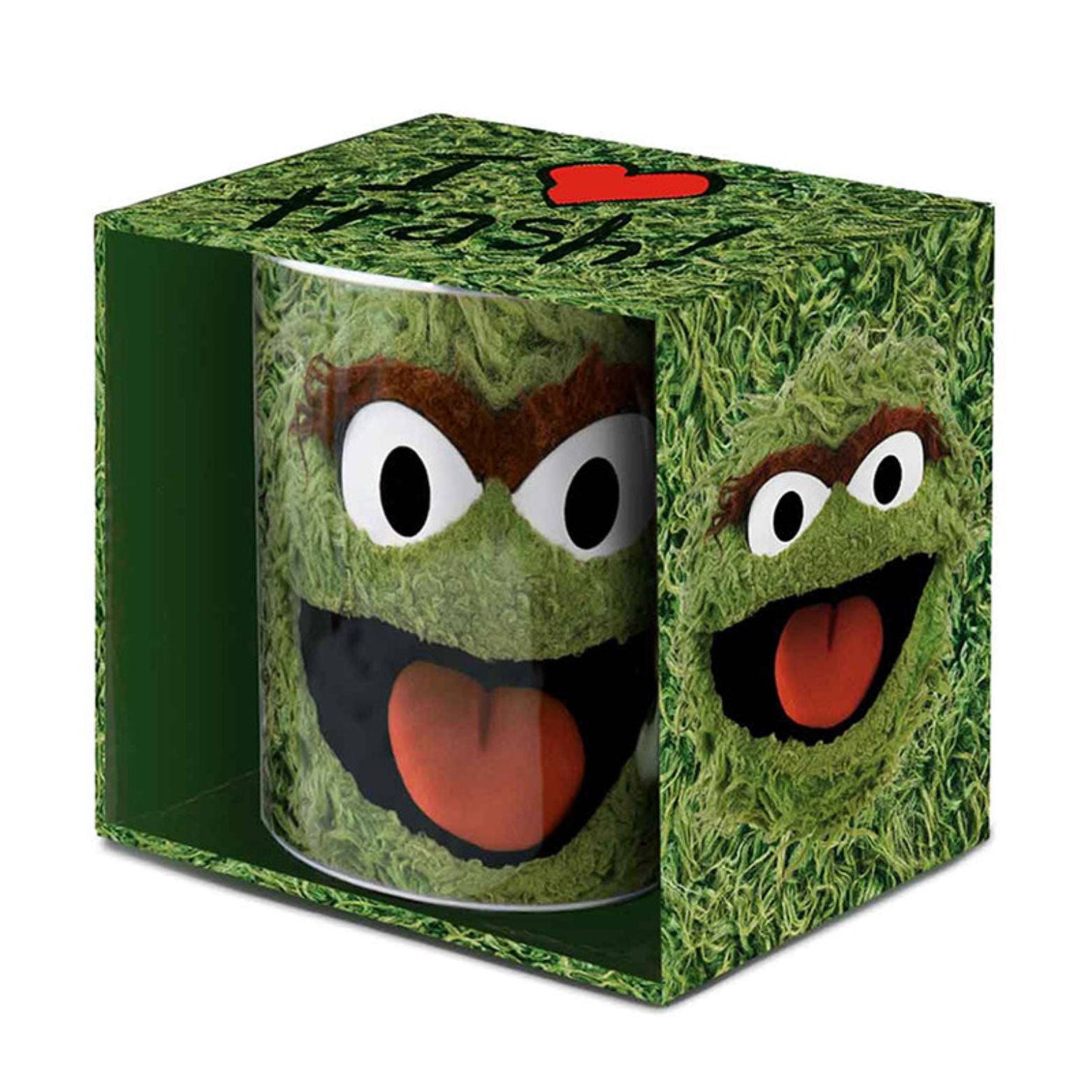 MUG SESAME STREET OSCAR I LOVE TRASH