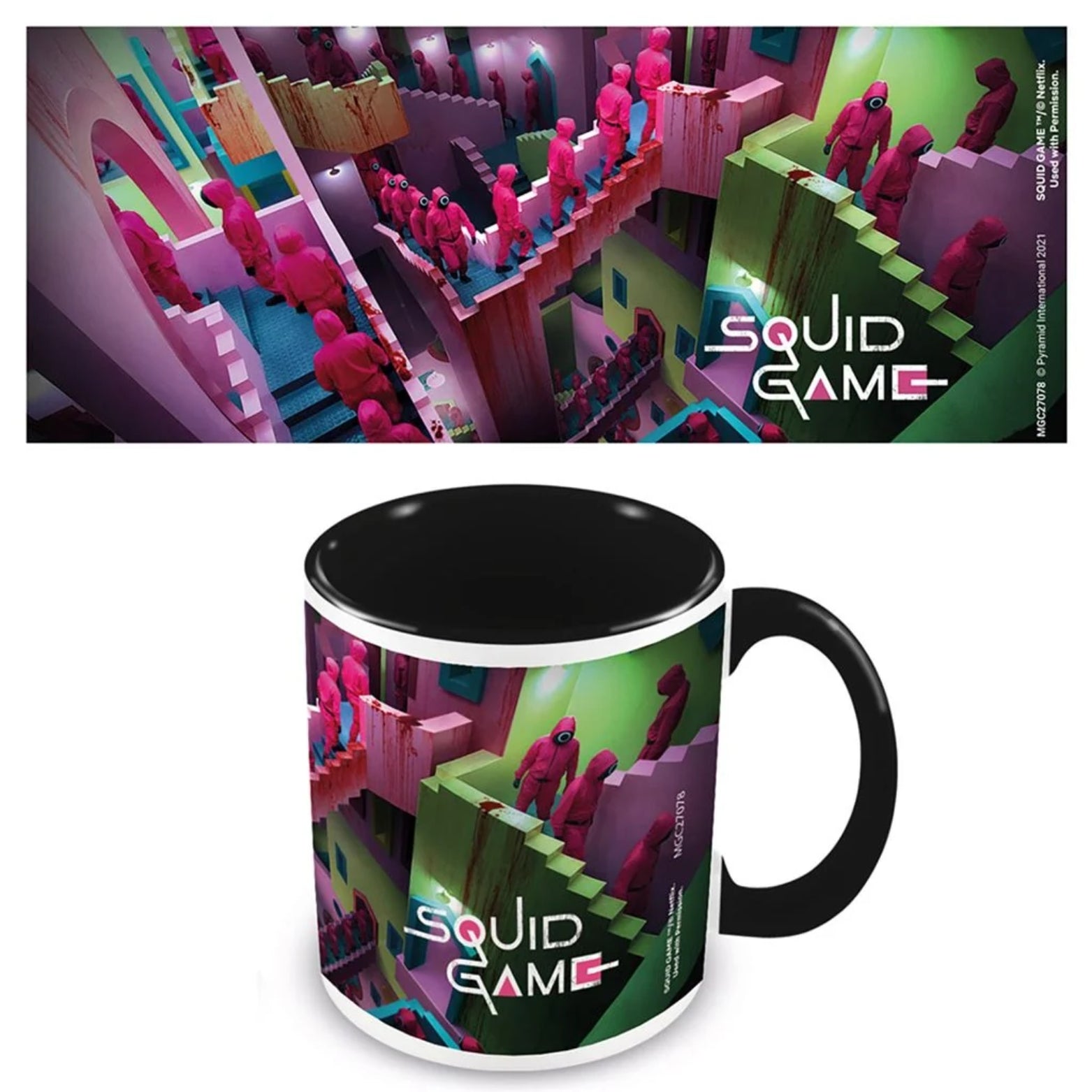 MUG SQUID GAME STAIRS