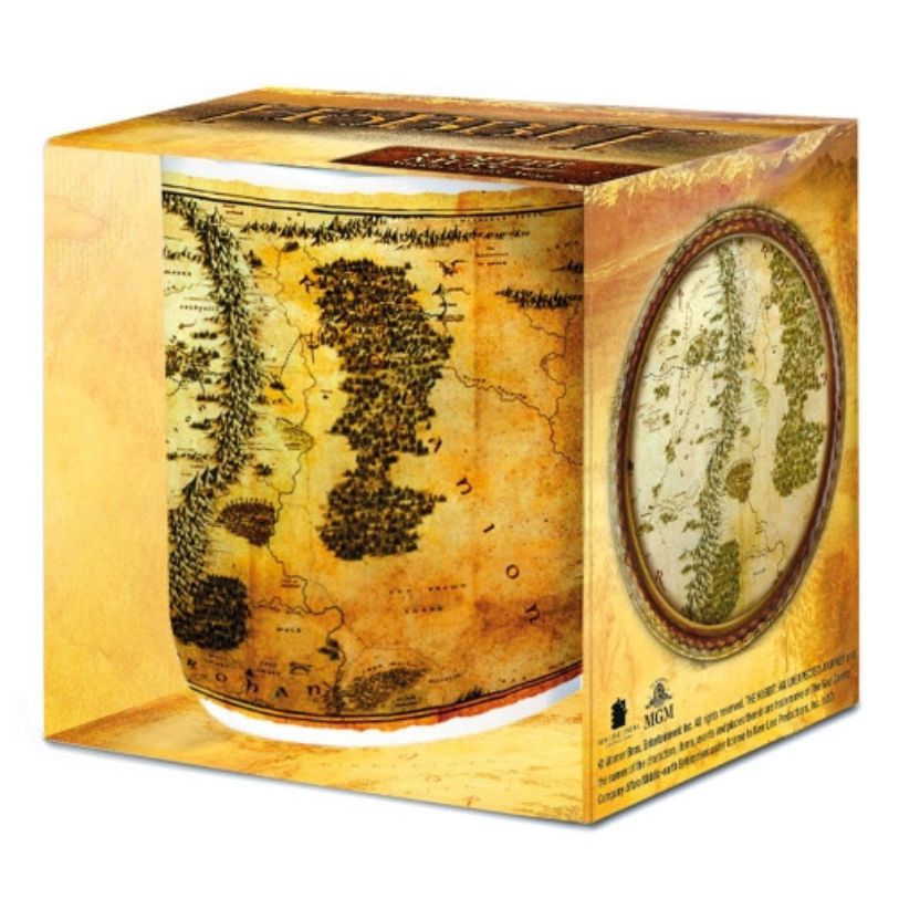 MUG THE HOBBIT MIDDLE EARTH MAP