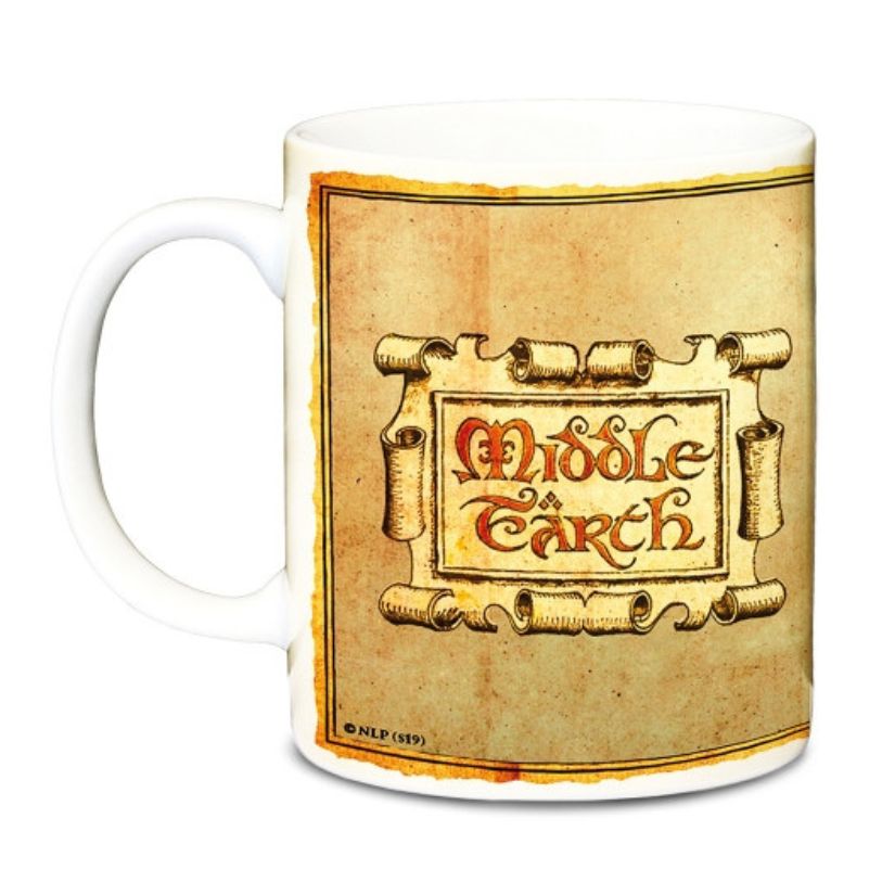 MUG THE HOBBIT MIDDLE EARTH MAP