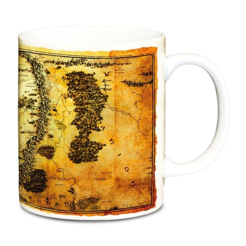 MUG THE HOBBIT MIDDLE EARTH MAP