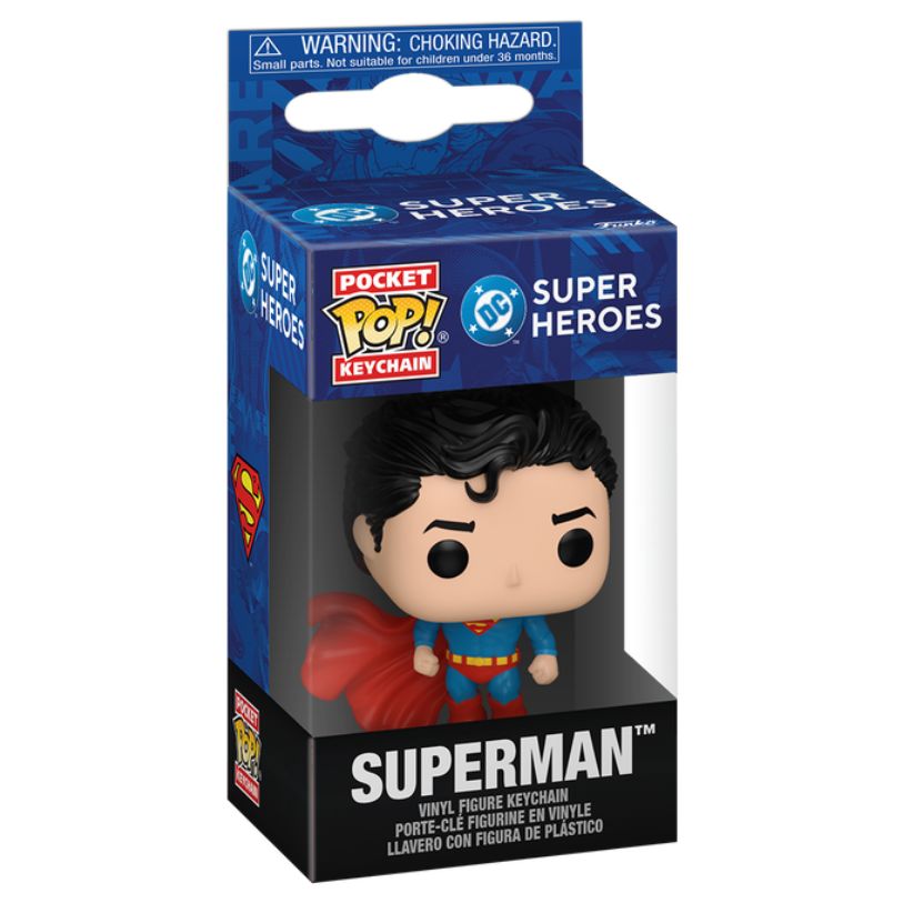 NYCKELRING FUNKO POP! DC SUPER HEROES SUPERMAN