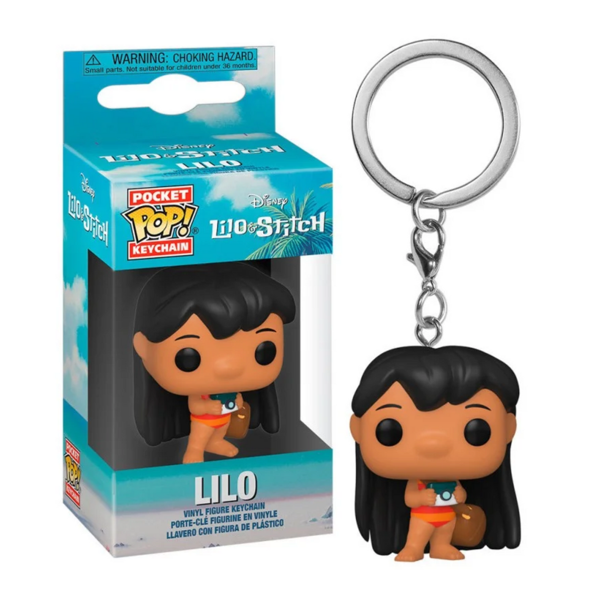 NYCKELRING FUNKO POP! DISNEY LILO &  STITCH LILO WITH CAMERA