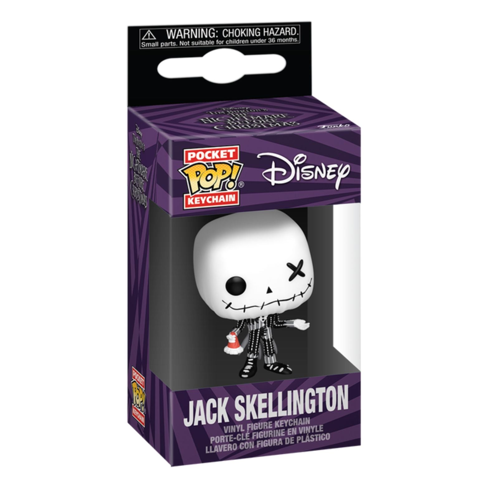 NYCKELRING FUNKO POP! DISNEY THE NIGHTMARE BEFORE CHRISTMAS PATCHWORK JACK SKELLINGTON