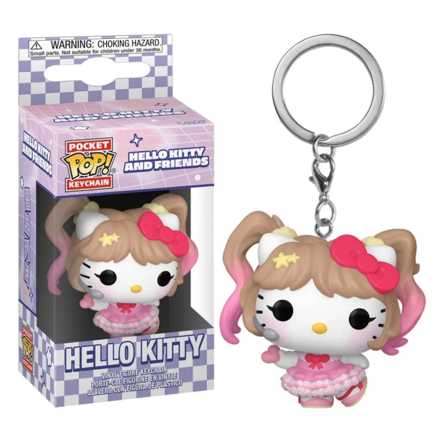 NYCKELRING FUNKO POP! HELLO KITTY & FRIENDS HELLO KITTY K-POP OUTFIT