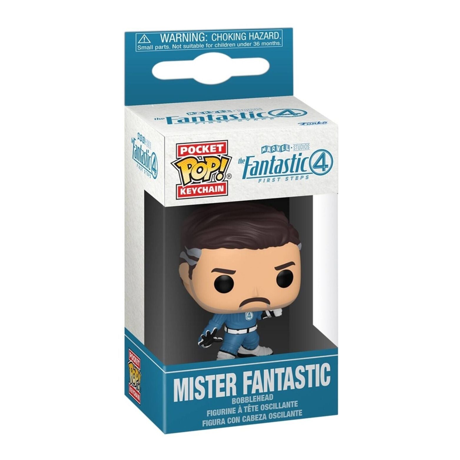 NYCKELRING FUNKO POP! MARVEL FANTASTIC 4 FIRST STEPS MISTER FANTASTIC