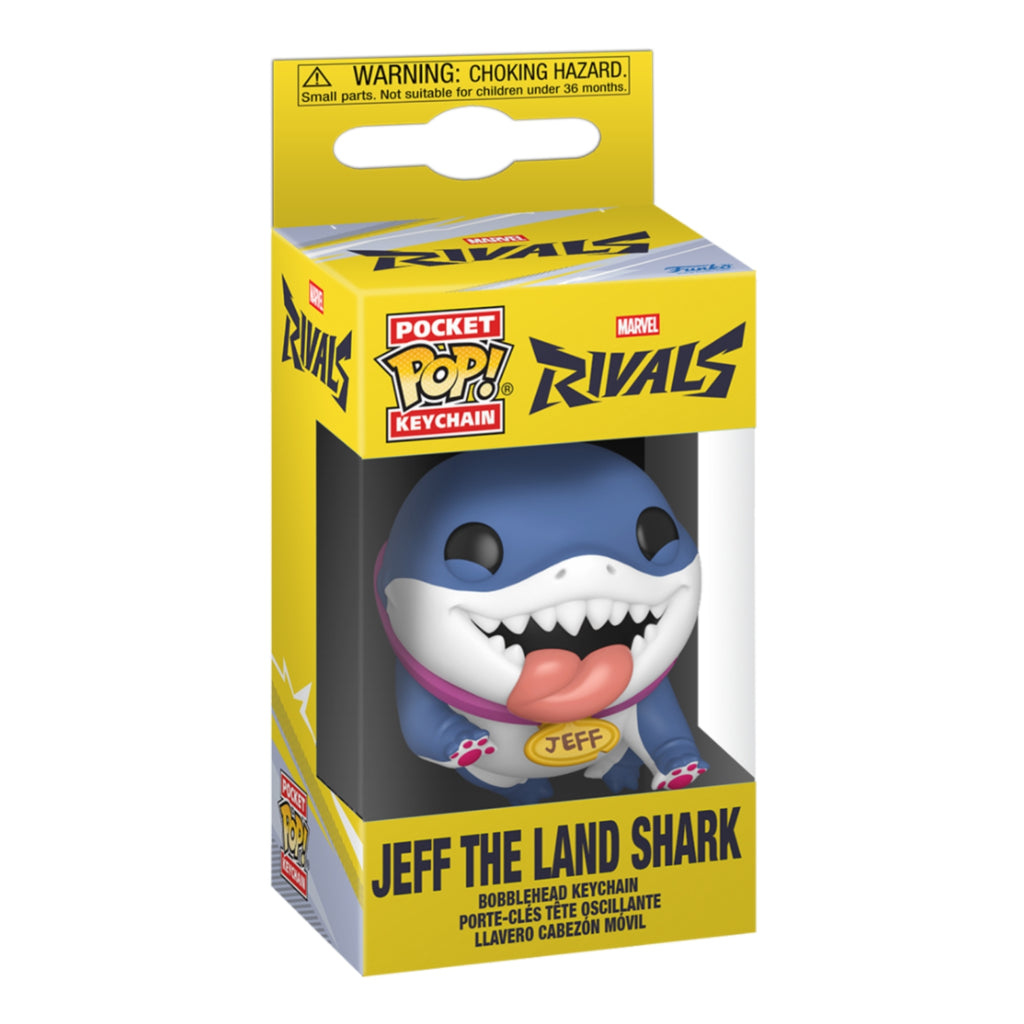 NYCKELRING FUNKO POP! MARVEL RIVALS JEFF THE LAND SHARK