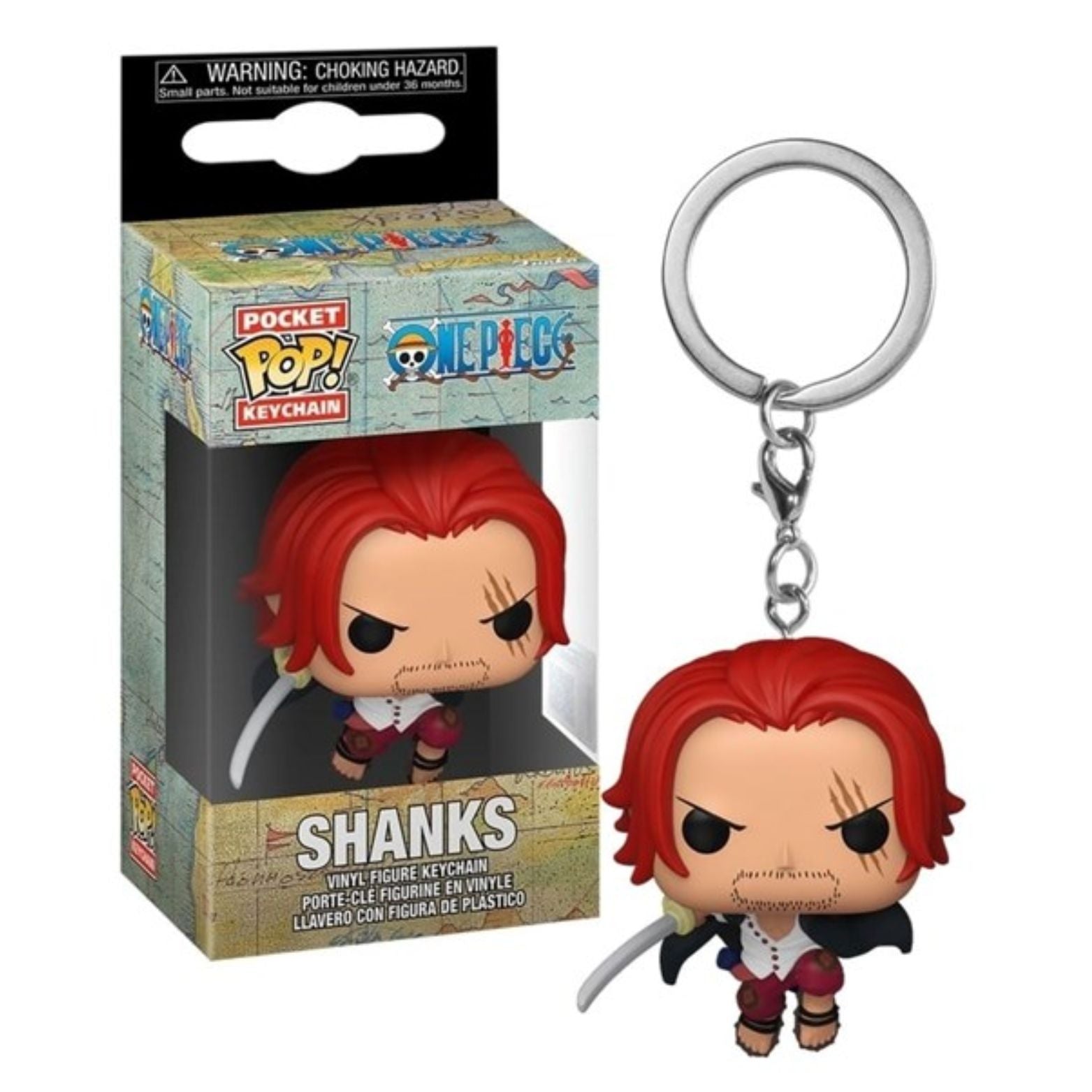 NYCKELRING FUNKO POP! ONE PIECE SHANKS
