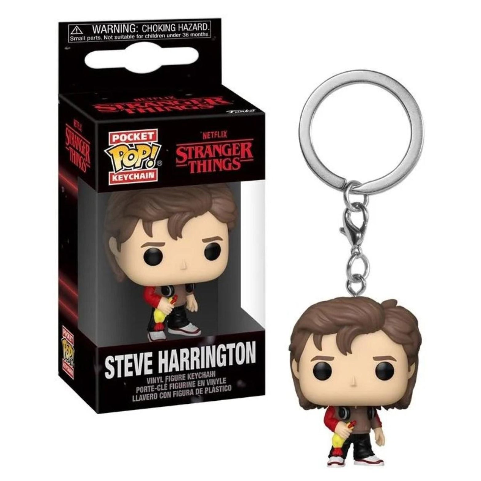 NYCKELRING FUNKO POP! STRANGER THINGS STEVE HARRINGTON