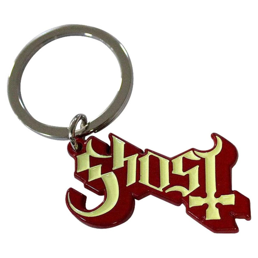 NYCKELRING GHOST LOGO RED SHADOW