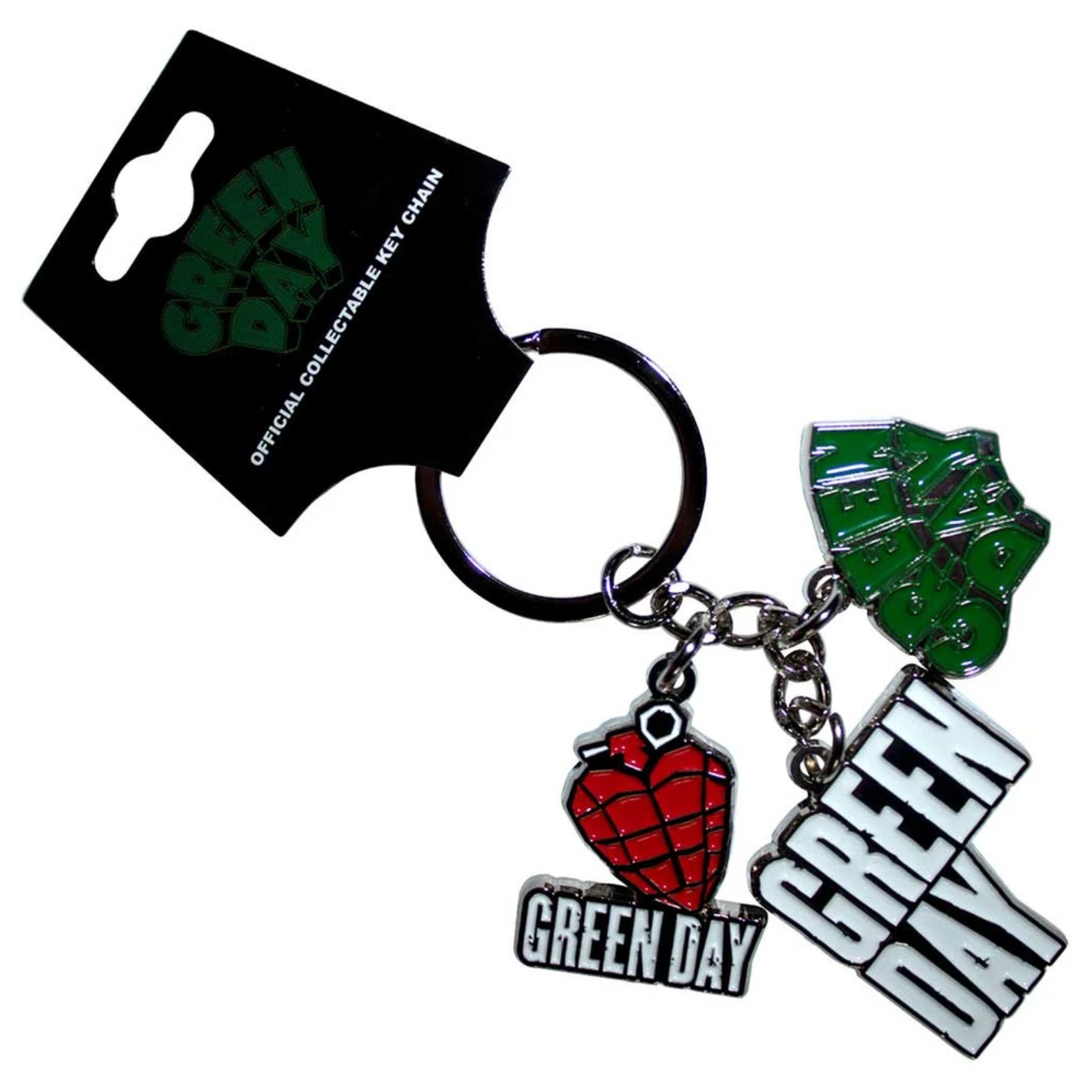 NYCKELRING GREENDAY LOGO CHARMS