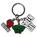 NYCKELRING GREENDAY LOGO CHARMS