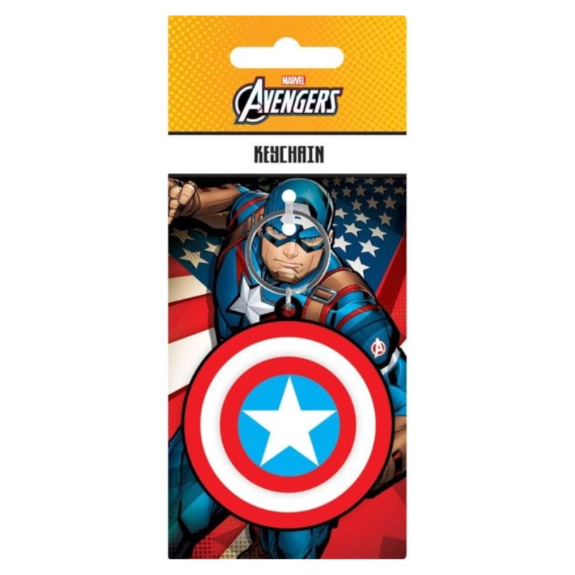 NYCKELRING MARVEL AVENGERS CAPTAIN AMERICA SHIELD SPINNER