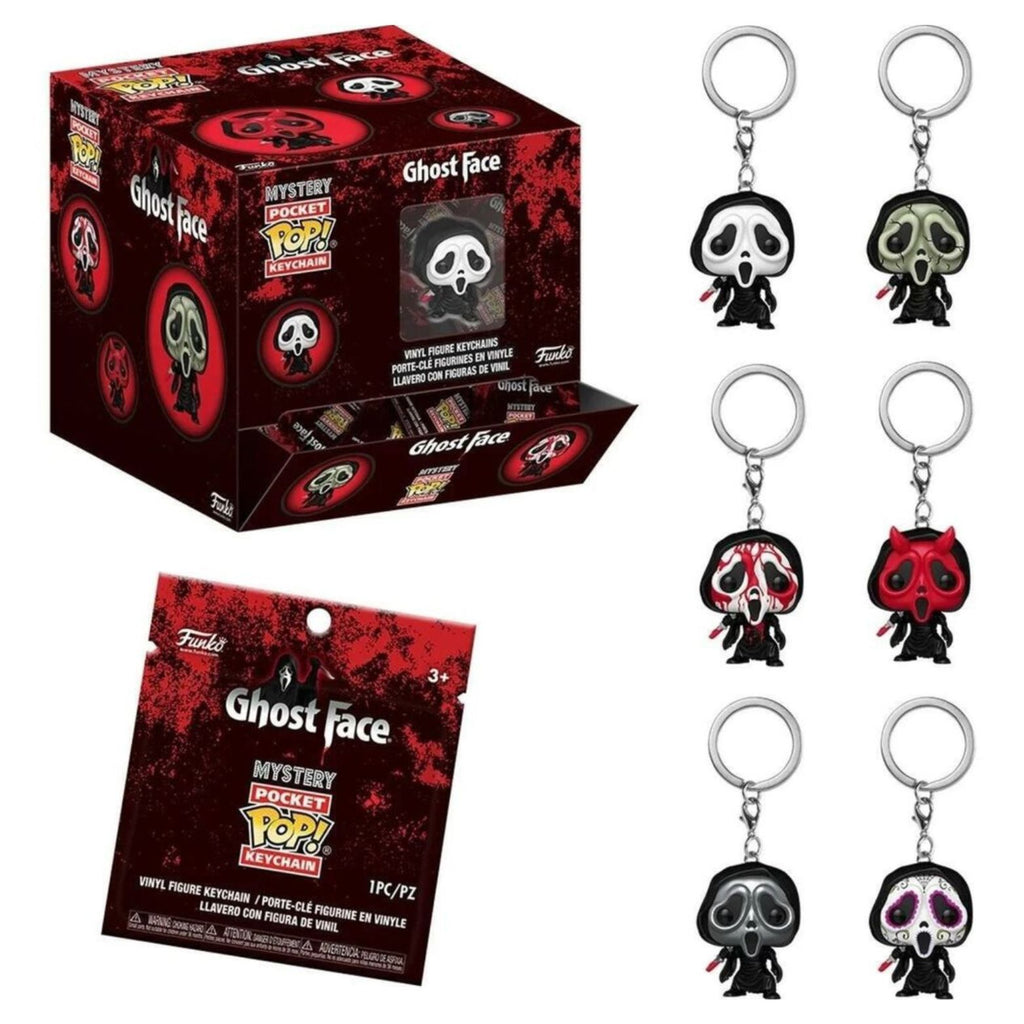 NYCKELRING MYSTERY POCKET POP! GHOST FACE