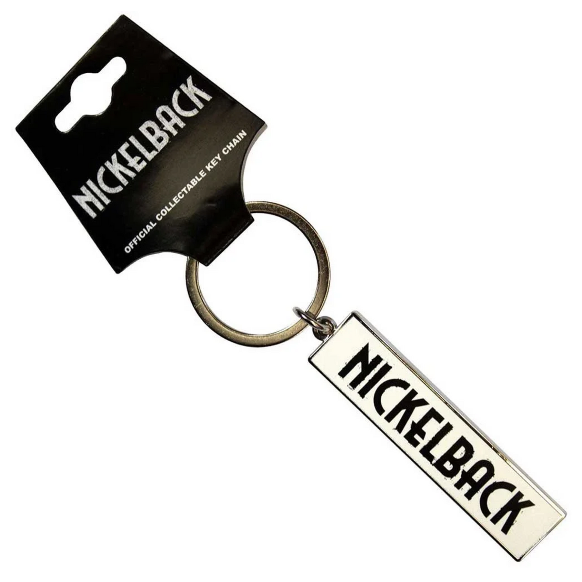 NYCKELRING NICKELBACK BLACK & WHITE LOGO