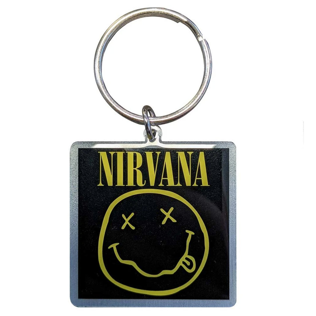 NYCKELRING NIRVANA HAPPY FACE PHOTO