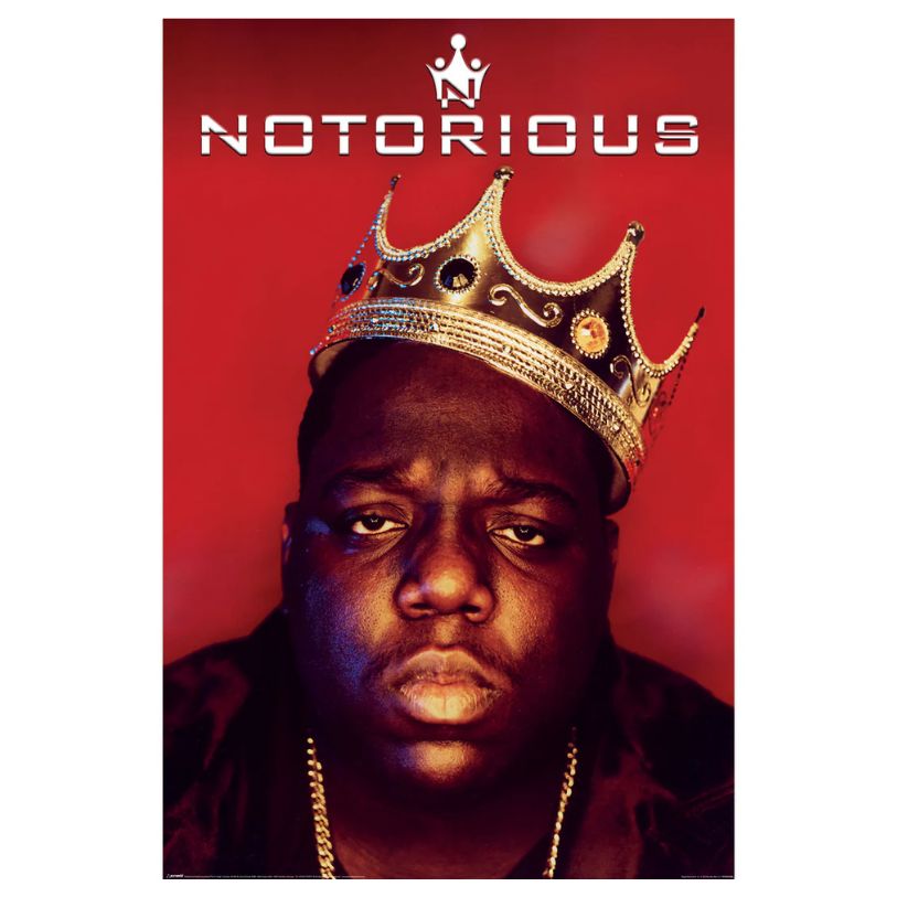 PAUS POSTER 61*91,5 BIGGIE NOTORIUS CROWN