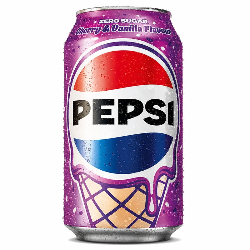 PEPSI ZERO SUGAR CHERRY & VANILLA FLAVOUR 330ml