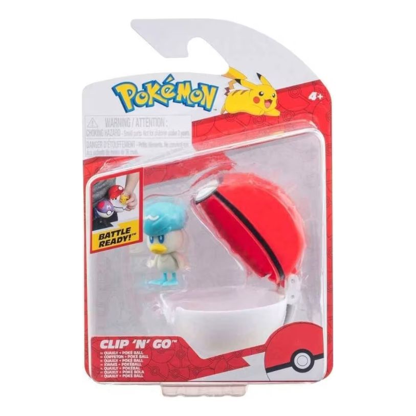 POKÉMON CLIP 'N' GO QUAXLY WITH POKÉ BALL