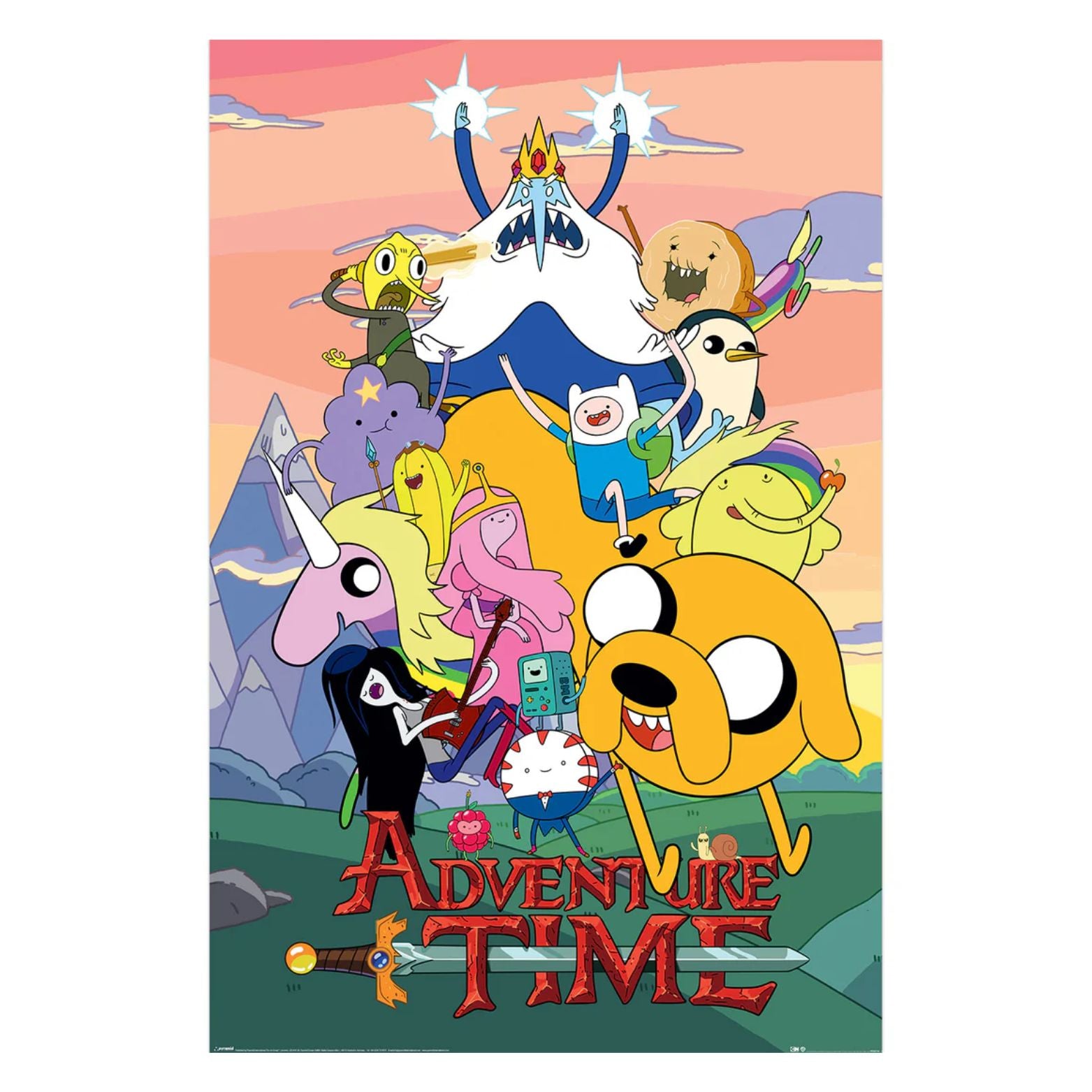 POSTER 61*91,5 ADVENTURE TIME GROUP no120