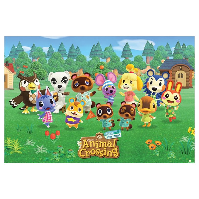 POSTER 61*91,5 ANIMAL CROSSING LINEUP no32