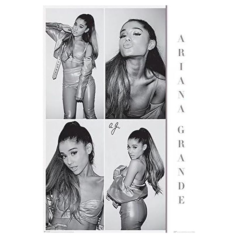 POSTER 61*91,5 ARIANA GRANDE BLACK & WHITE no81