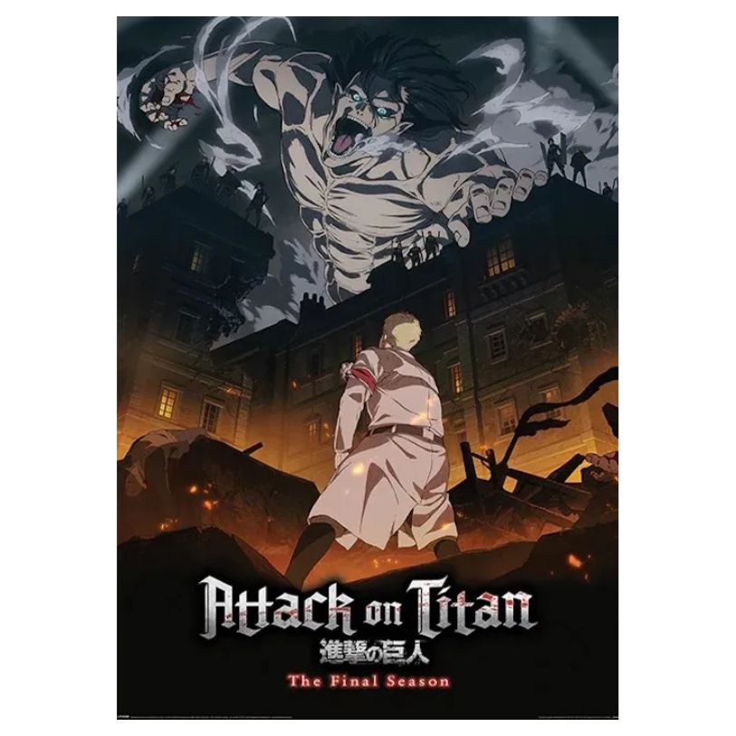 POSTER 61*91,5 ATTACK ON TITAN S4 EREN ONSLAUGHT no14