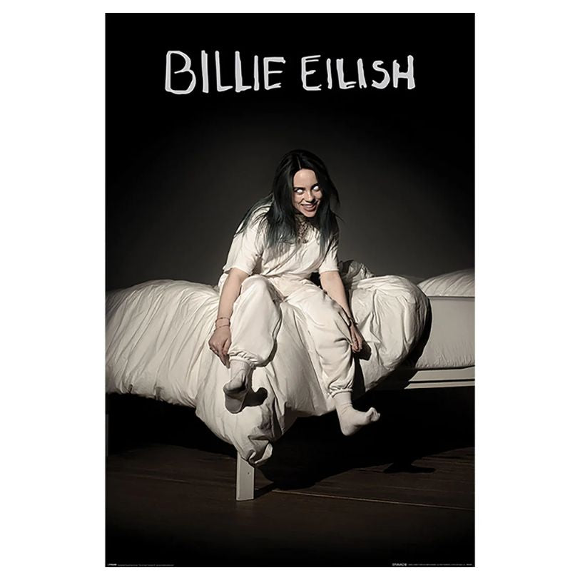 POSTER 61*91,5 BILLIE EILISH WHEN WE ALL FALL ASLEEP WHERE DO WE GO no116